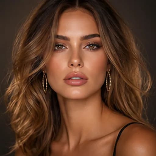glamour headshot example image.
